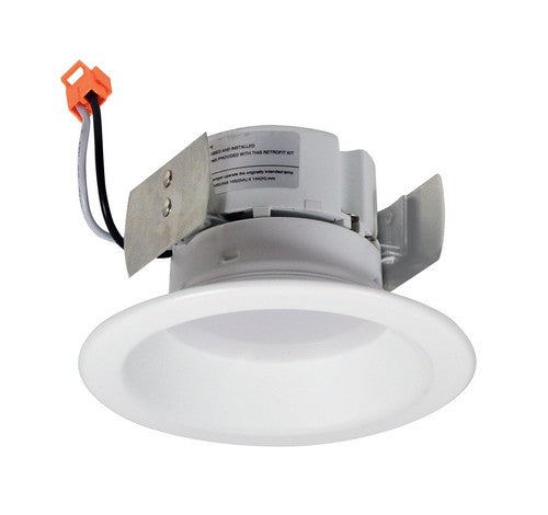 Nora Lighting 4-inch LED Retrofit Baffle - 1000 Lumen 15W 3000K Warm White Recessed Light