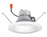 Nora Lighting NOXAC-563230WW LED 5 Inch/6 Inch AC Onyx Retrofit Round Baffle Recessed Light 3000K White Finish