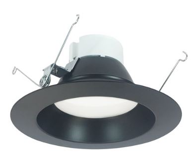Nora Lighting NOXTW-5631BB LED 5 Inch/6 Inch Tunable White Onyx Retrofit Round Reflector Recessed Light Black Finish