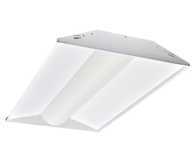 Nora Lighting NPTCB-E24/40AW 2x4 LED Center Basket Troffer, Lumens 6100/44W Color Temperature 4000K, White Finish