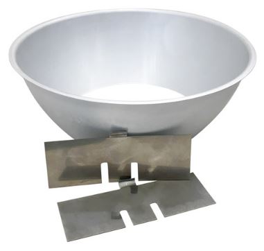 Nora Lighting NQZ-81REFLHZ LED 8 Inch Quartz Snap-In Round Haze Recessed Reflector