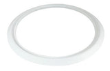 Nora Lighting NQZ-8OR-MPW LED 8 Inch Quartz Oversize Ring Matte Powder White Finish