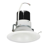 Nora Lighting NRM-611L8540WW 26W 6" Marquise Comfort Dim Open Reflector 2000lm  4000K White / White Flange Finish