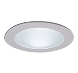 Nora Lighting NS-25B 4-Inch Frosted Dome Lens with Metal Trim Frosted Dome Lens with Black Metal Trim