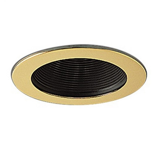Nora Lighting NS-41 4 Inch Black Stepped Baffle Ring - BuyRite Electric