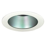 Nora Lighting NS-44HZ 4-Inch Specular Clear Reflector Trim With Metal Ring Round Haze Reflector with White Metal Ring