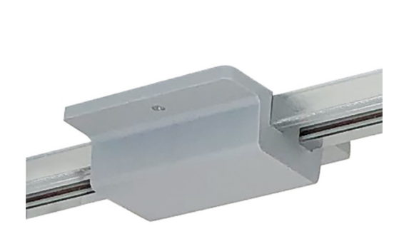 Nora Lighting NT-307S Single Circuit Track Floating Canopy Feed, Silver Finish