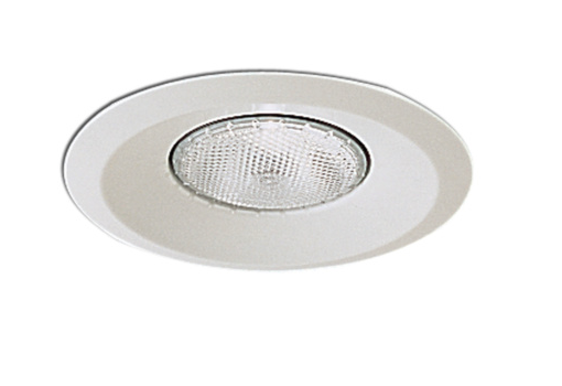 Nora Lighting NT-30D 6" BR30/PAR30 Open Metal Trim, White Finish