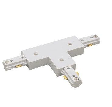 Nora Lighting NT-314W T Connector, 1 Circuit Track, White Finish
