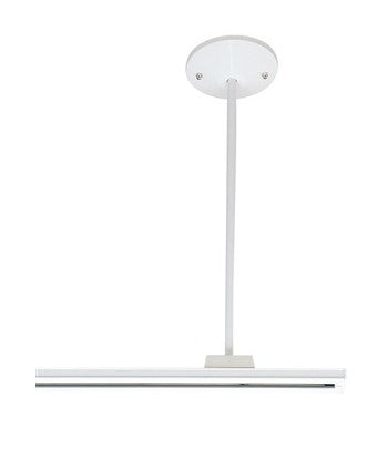 Nora Lighting NT-329W 48 Inch Pendant Assembly Kit, 1 or 2 Circuit Track, White Finish