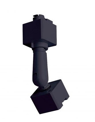 Nora Lighting NT-333B Slope Adapter for 3 Wire Track Head, 1 or 2 Circuit Track, Black Finish