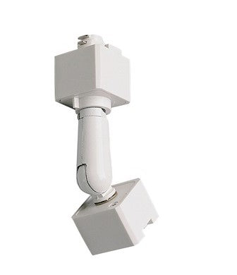 Nora Lighting NT-333W Slope Adapter for 3 Wire Track Head, 1 or 2 Circuit Track, White Finish