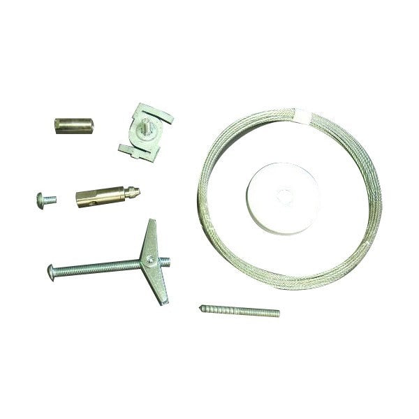 Nora Lighting NT-355/8 One or Two Circuit Track 8' Aircraft Cable Suspension Kit