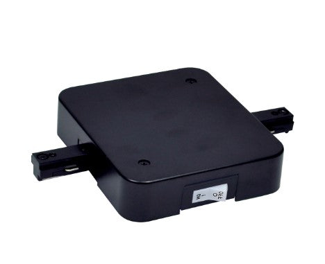 Nora Lighting NT-358B/2.5A In-Line Feed w/ Circuit Limiter, 2.5 Amps, 1 Circuit Track, Black Finish