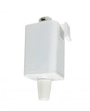 Nora Lighting NT-368W/L Pendant to Track adapter, 1 or 2 circuit track, L-Style White Finish