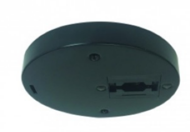 Nora Lighting NT-379B Round Monopoint Canopy for Aiden Track Head - Black Finish