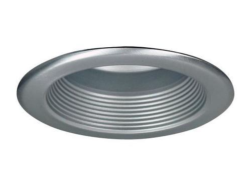 Nora Lighting NT-5001N 5" Baffle Splay Trim w/ Flange, Natural Metal Finish