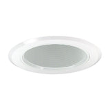 Nora Lighting NT-5012W 5" Deep Phenolic Baffle w/ Ring, White Finish