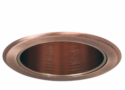 Nora Lighting NT-5021CO 5" Reflector Cone w/ Metal Ring, Copper Finish