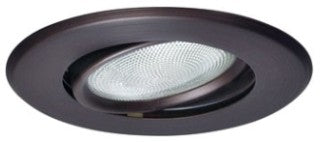 Nora Lighting NT-5060BZ 5" PAR30 Adj. Gimbal Ring w/ Metal Trim, Bronze Finish