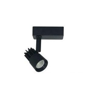 Nora Lighting NTE-850L927X10AB Aiden LED Track Head, Lumens 800lm, Watt 10W, Color Temperature 2700K, 90+ CRI, 25 Degree Spot/ 43 Degree Flood, Black Finish