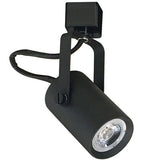 Nora Lighting NTE-860L927M10B/J LED May Track Head Ceiling Light Black Finish 2700k, J-Style