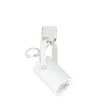 Nora Lighting NTE-860L935M10W/J MAY LED Track Head, Lumens 800lm, Watt 10W, Color Temperature 3500K, 90+ CRI, Narrow Flood, White Finish, J-Style