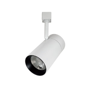 Nora Lighting NTE-865L930FW/J Max LED J-Style Track Head, 2450lm / 25W, Color Temperature 3000K, Flood optic, White Finish
