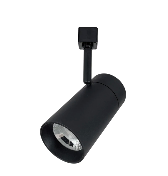 Nora Lighting NTE-865L940SB/J Max LED J-Style Track Head, Color Temperature 4000K, Lumens 2450lm/25W, Spot Optic, Black finish