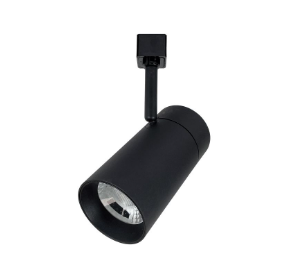 Nora Lighting NTE-865L940SB/L Max LED L-Style Track Head, Color Temperature 4000K, Lumens 2450lm/25W, Spot Optic, Black finish