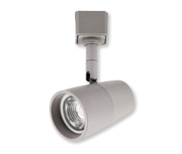Nora Lighting NTE-870L927X10S/J MAC J-Style LED Track Head, Color Temperature 2700K, Lumens 700lm/10W, Spot/Flood, Silver Finish