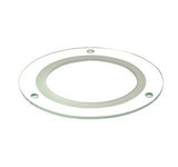 Nora Lighting NTG-4HC 4" Tempered Clear Glass with Frosted Center and 3-1/8" Open Center - BuyRite Electric