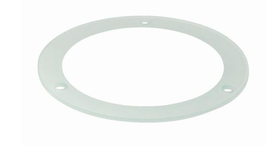 Nora Lighting NTG-5FC 5 Inch Round Glass Frosted Outer Clear