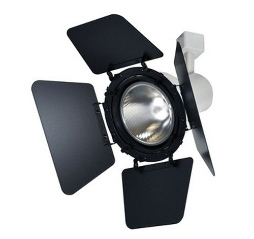 Nora Lighting NTH-104B/L BR30/PAR30 Step Cylinder with Black Baffle L-Style