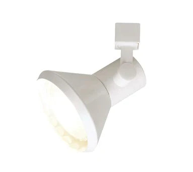 Nora Lighting NTH-126W/L BR40/PAR38 Cone Track Light White Finish L-Style Adapter