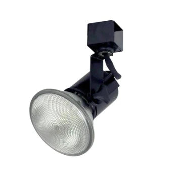 Nora Lighting NTH-138B/J Truly Universal PAR Black Track Head, Black Finish J-Style Adapter