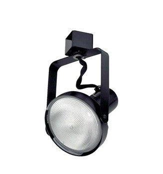 Nora Lighting NTH-147B/A Front Loading Gimbal Ring PAR30 Track Light Black Finish