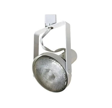 Nora Lighting NTH-148W/A/L Front Loading Gimbal Ring PAR38 Track Light White Finish L-Style Adapter