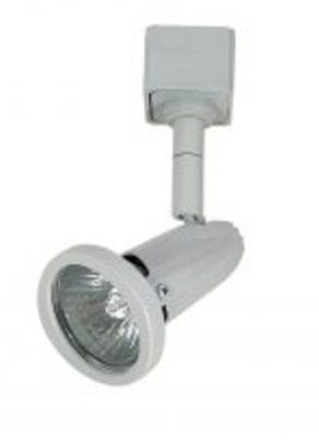 Nora Lighting NTH-620W Stockholm Track Head Line Voltage MR16 GU10, White Finish