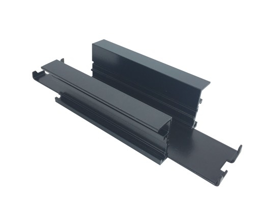 Nora Lighting NTRT-10B One or Two Circuit Straight Connector for Recessed Track, Black Finish