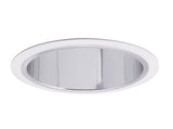 Nora Lighting NTS-31 6" Specular Clear Reflector with White Plastic Ring Finish