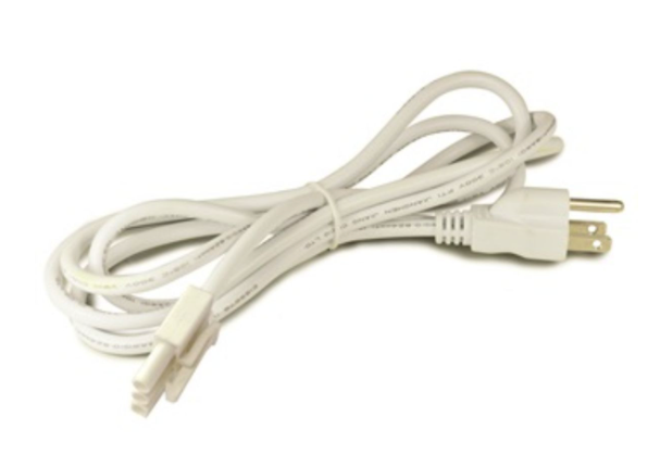 Nora Lighting NUA-805W 72" LEDUR Cord & Plug, White Finish