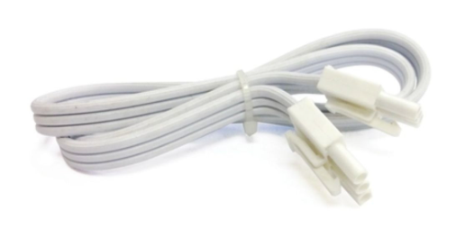 Nora Lighting NUA-806W 6" LEDUR Interconnect Cable, White Finish