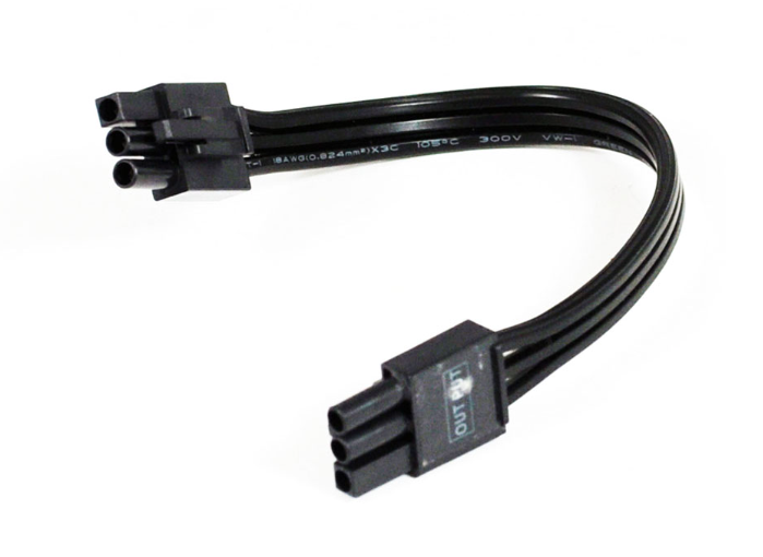 Nora Lighting NUA-824B 24" LEDUR Interconnect Cable, Black Finish