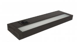 Nora Lighting NUDTW-8818/23345BZ LED 18 inch Tunable White Undercabinet Light Bronze Finish