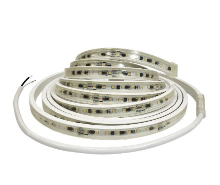Nora Lighting NUTP13-W67-8-12-930/HW Custom Cut 67-ft, 8-in 120V Continuous LED Tape Light, Lumens 330lm / Wattage 3.6W per foot, Color Temperature 3000K, w/ Mounting Clips and 8' Hardwired Power Cord