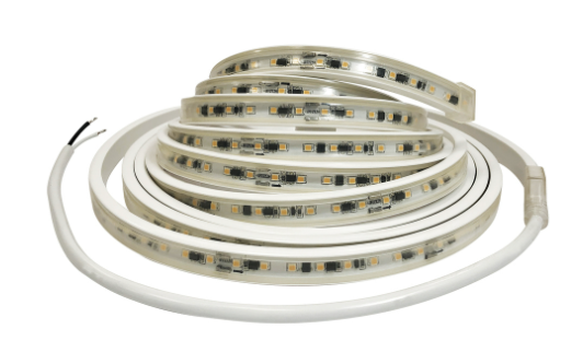 Nora Lighting NUTP13-W17-8-12-930/HW Custom Cut 17-ft 8-in 120V Continuous LED Tape Light, Lumens 330lm / 3.6W per foot, Color Temperature 3000K, w/ Mounting Clips & 8' Hardwired Power Cord
