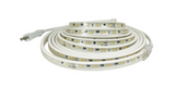 Nora Lighting NUTP13-W30-12-930/CP Custom Cut 30-ft 120V Continuous LED Tape Light, Lumens 330lm / 3.6W per foot, Color Temperature 3000K, w/ Mounting Clips & 8' Cord & Plug