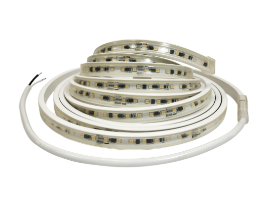 Nora Lighting NUTP13-W35-12-930/HW Custom Cut 35-ft 120V Continuous LED Tape Light, Lumens 330lm / 3.6W per foot, Color Temperature 3000K, w/ Mounting Clips & Hardwired Power Cord