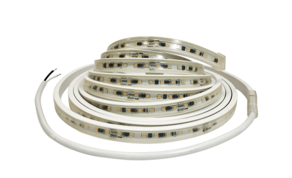 Nora Lighting NUTP13-W51-12-930/HW Custom Cut 51-ft 120V Continuous LED Tape Light, Lumens 330lm / 3.6W per foot, Color Temperature 3000K, w/ Mounting Clips & Hardwired Power Cord